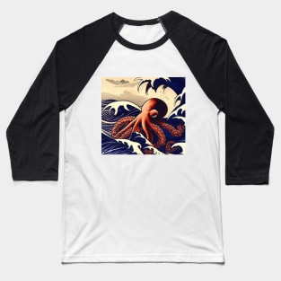 Pacific Octopus Baseball T-Shirt